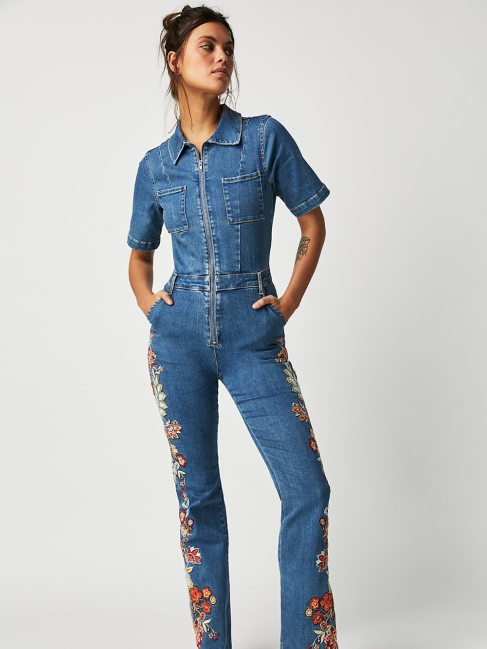 Driftwood Embroidered Jumpsuit